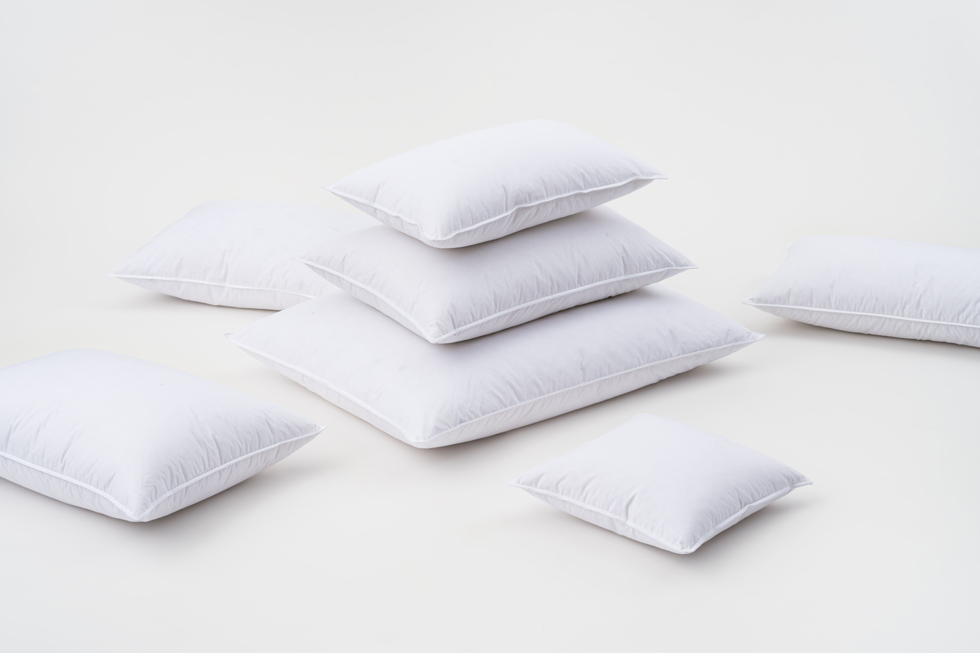 Our down duvets and pillows are filled with the highest quality goose down.