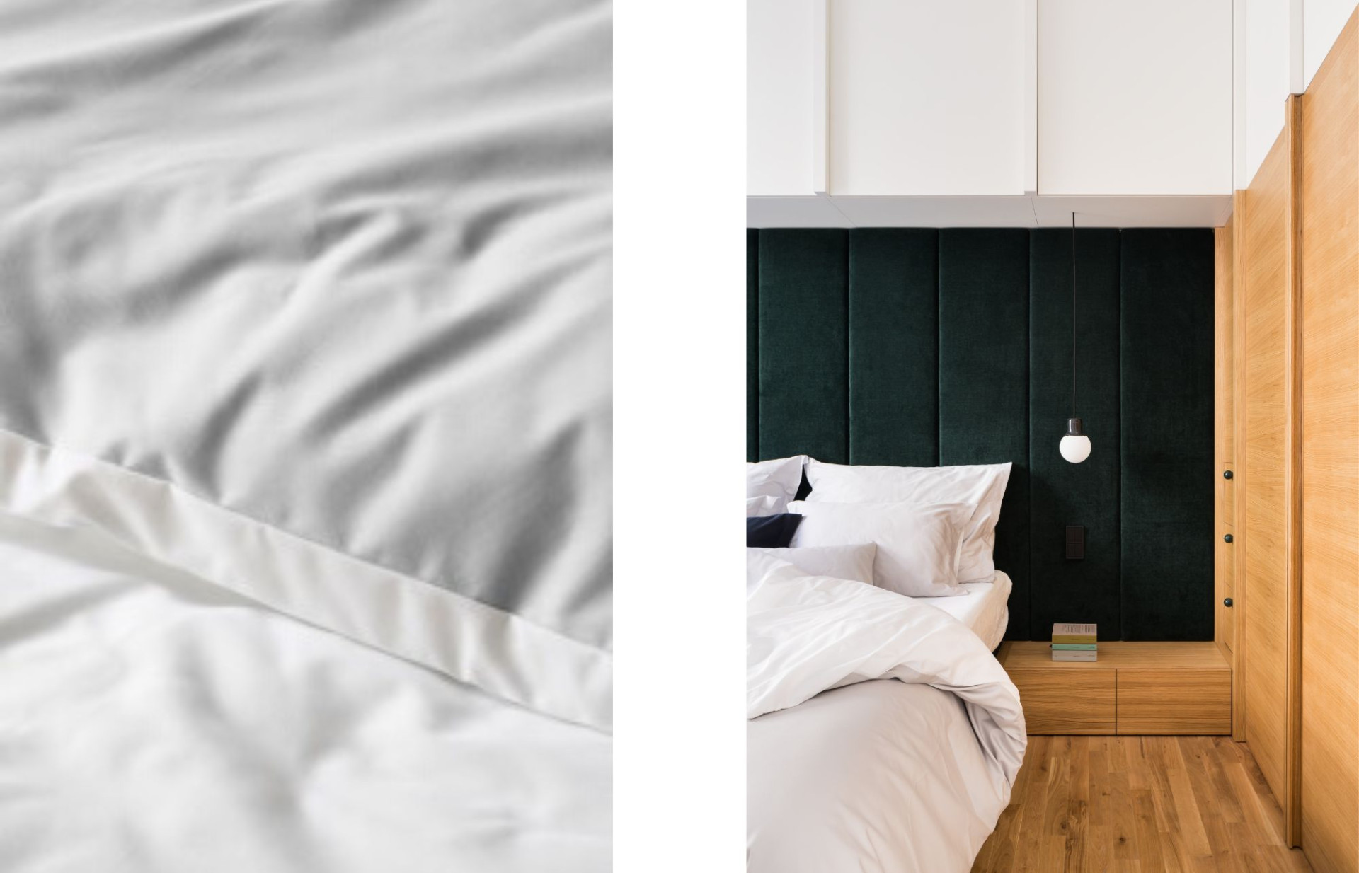 Our grey-white Frozen Lake100% organic cotton bed linen.